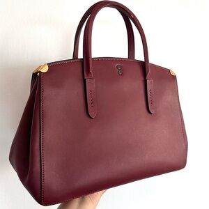 Coach Cooper Carryall in burgundy dark red AS-IS